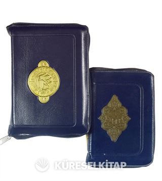 Kur'an-ı Kerim Arapça Mealli Fermuarlı (Küçük Cep)