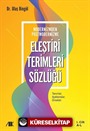 Modernizmden Postmodernizme Eleştiri Terimleri Sözlüğü (1. Cilt)