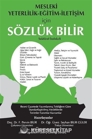 Mesleki Yeterlilik-Eğitim-İletişim İçin Sözlük Bilir