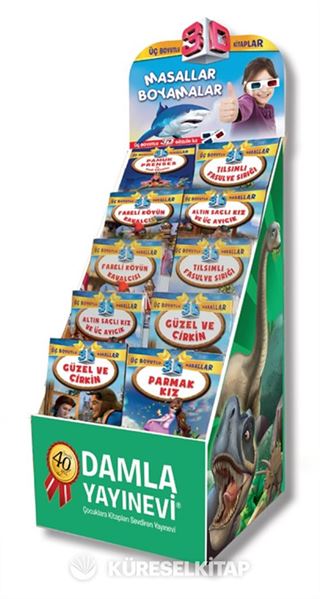 3 Boyutlu Masallar Standı (200 Kitap)