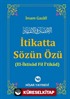 İtikatte Sözün Özü