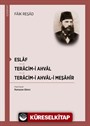 Eslaf Teracim-i Ahval Teracim-i Ahval-i Meşahir