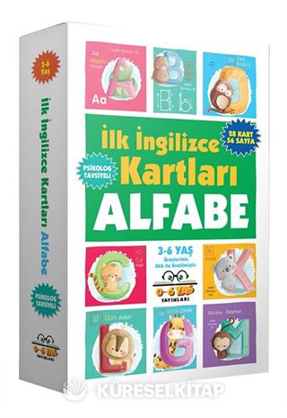 İlk İngilizce Kartları Alfabe (3-6 Yaş)