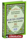 Kur'an-ı Kerim ve Türkçe Okunuşlu Üçlü Meal (Cami Boy) Kod: H-60)