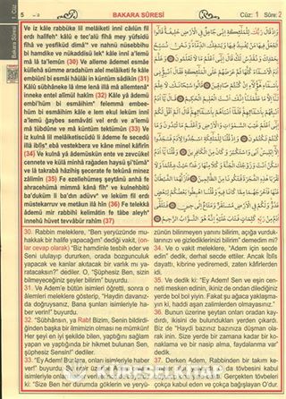 Kur'an-ı Kerim Bilgisayar Hatlı Sesli Cami boy Mealli ve Türkçe Okunuşlu (KOD:H-60)