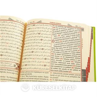 Kur'an-ı Kerim Bilgisayar Hatlı Sesli Cami boy Mealli ve Türkçe Okunuşlu (KOD:H-60)