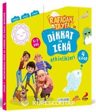 Rafadan Tayfa ile Dikkat ve Zeka Etkinlikleri (4 Kitap)