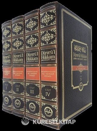 Dürerül Hükkam Şerhü Mecelletil Ahkam (Orta Boy) (4 Cilt)
