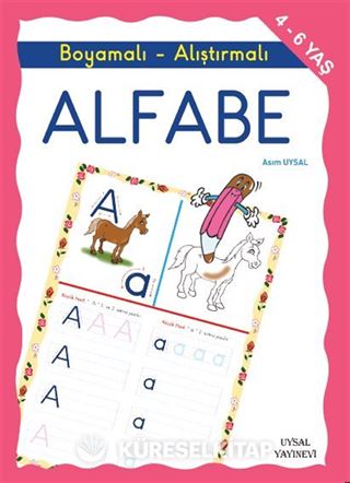 Boyamalı ve Alıştırmalı Türkçe Alfabe/Büyük Boy