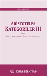 Aristoteles Kategoriler III