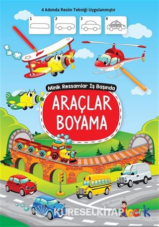 Araçlar Boyama / Minik Ressam İş Başında