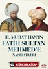 II. Murat Han'ın Fatih Sultan Mehmet'e Nasihatleri