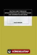 Deutsch Und Türkısche Sprachvergleıch Auf Pohenetıscher Und Grammatıscher Ebene
