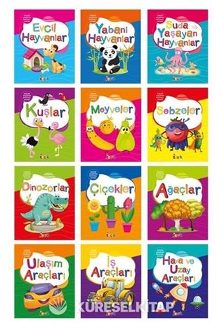 Küçük Kaşifin Boyama Kitabı (12 Kitap)