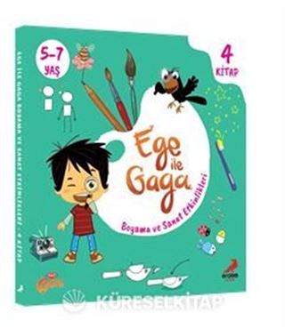 Ege ile Gaga Boyama ve Sanat Etkinlikleri (4 kitap)
