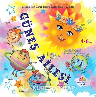 Çocuklar İçin Güneş Sistemi Eğitim Serisi ( 12 Kitap ) - Güneş Ailesi