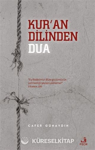 Kur'an Dilinden Dua - Baskı
