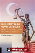 Hukuk Metinleri Çeviri Örnekleri