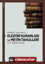 Eleştiri Kuramları ve Metin Tahlilleri / Edebiyat Yazıları 2