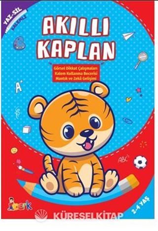 Akıllı Kaplan Yaz-Sil (Kalemli)