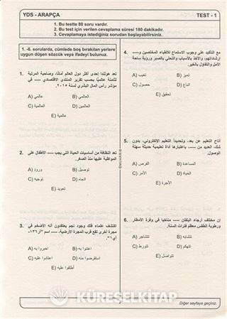 YDS-YÖKDİL Arapça Deneme Kitabı