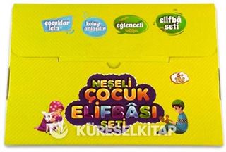 Neşeli Çocuk Elifbası Seti (2 Kitap + 1 Yapboz + 1 Sticker)