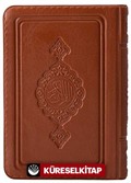 Çanta Boy Kur'an-ı Kerim (Taba Renk, Kılıflı, Mühürlü) (Ciltli)