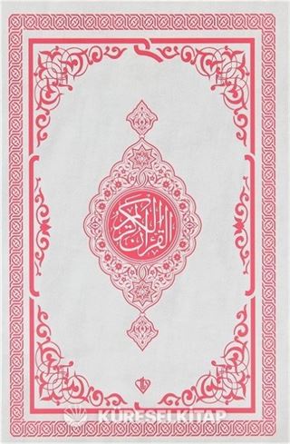 Kuranı Kerim Orta Boy Renkli Bilgisayar Hattı Ali El Kari İmlası 'Pembe'