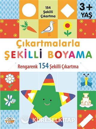 Çıkartmalarla Şekilli Boyama 3 Yaş Üstü