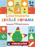 Çıkartmalarla Şekilli Boyama 3 Yaş Üstü