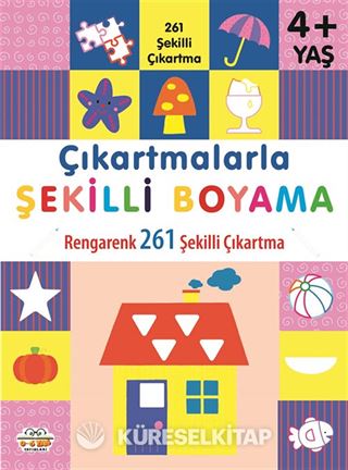 Çıkartmalarla Şekilli Boyama 4 Yaş Üstü