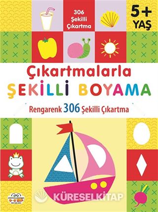 Çıkartmalarla Şekilli Boyama 5 Yaş Üstü
