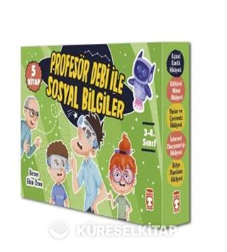Profesör Debi İle Sosyal Bilgiler Seti (5 Kitap)
