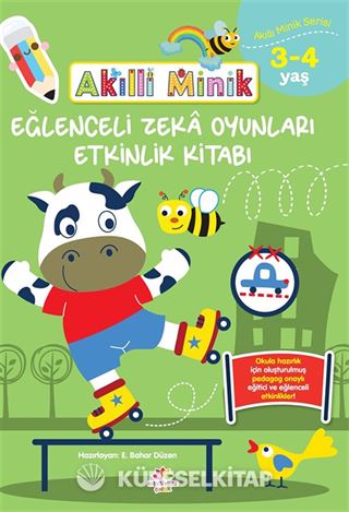 Akıllı Minik Eğlenceli Zeka Oyunları Etkinlik Kitabı (3-4 Yaş)
