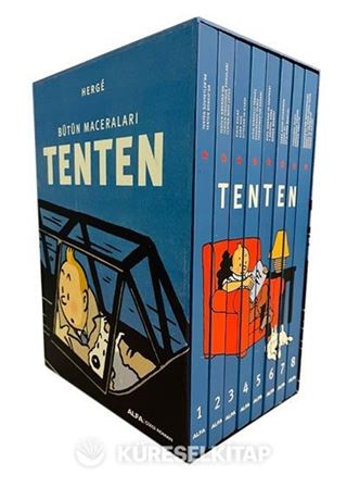 Tenten'in Maceraları (8 Kitap Takım) (Ciltli)