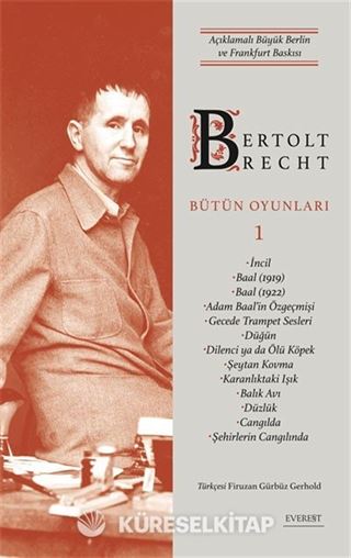 Bertolt Brecht Bütün Oyunları 1 (Karton Kapak)