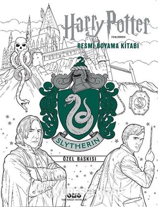 Harry Potter Filmlerinden Resmi Boyama Kitabı (Slytherin Özel Baskısı)