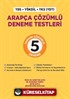 Arapça Çözümlü Deneme Testleri