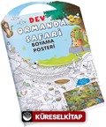 Ormanda Safari Dev Boyama Posteri