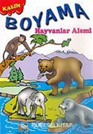 Boyama Hayvanlar Alemi (Kalın)