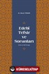 Edebî Tefsir ve Sorunları