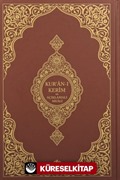 Kur'an-ı Kerim ve Açıklamalı Karşılıklı Meali Roman Boy (Kahverengi)