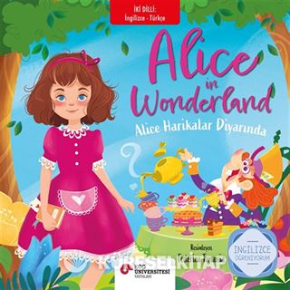 Alice Harikalar Diyarında (İngilizce-Türkçe)