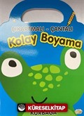 Kurbağa - Çıkartmalı-Çantalı Kolay Boyama