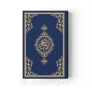 Orta Boy Kur'an-ı Kerim Yeni Cilt (Lacivert, Mühürlü)