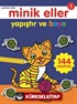 Yapıştır ve Boya / Minik Eller Lacivert Kitap (2 Yaş)