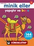 Yapıştır ve Boya / Minik Eller Bordo Kitap (5 Yaş)