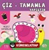 Çiz-Tamamla-Yapıştır / Neşeli Hayvanlar