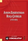 Avrupa Edebiyatından Rusça Çeviriler (1725-1825)