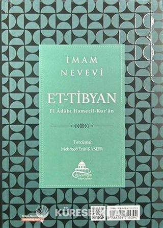 Et-Tibyan Kur'an Okuma Adapları (Arapça-Türkçe)